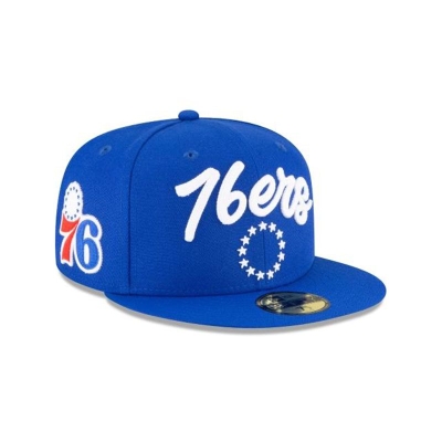 Sapca New Era Philadelphia 76ers NBA NBA Draft Alternate 59FIFTY Fitted - Albastri